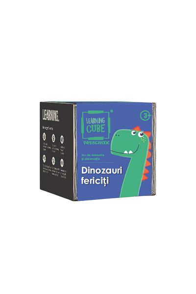 K-TOYZ Joc De Atentie Learning Cube - Dinozauri Fericiti