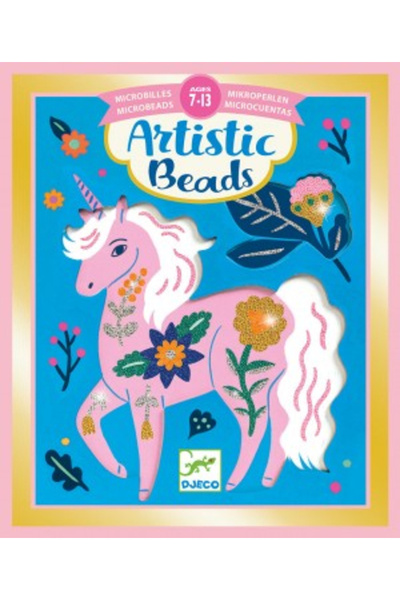 djeco Set Creativ Cu Margele, Animale Si Flori