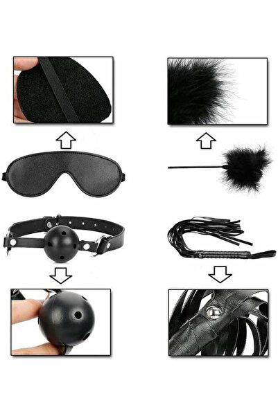 Micostore Σετ 10 τεμαχίων γυναικείων εσωρούχων, κατασκευασμένα από οικολογικό δέρμα, ρυθμιζόμενα