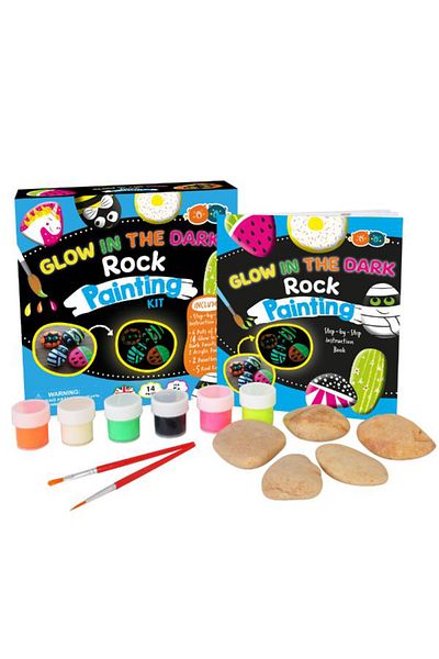 Buddy&Barney Stone Painting Set - Glow In The Dark