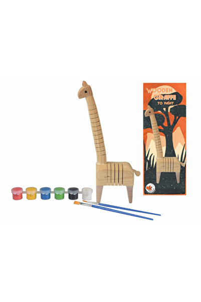 Egmont Toys Set De Pictat Egmont Girafa Din Lemn