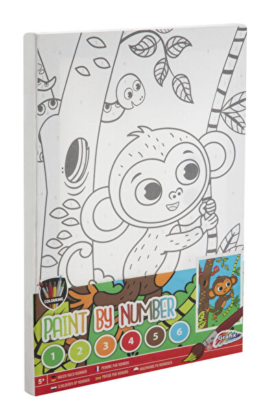 GRAFİX Tablou Pictez Pe Numere - Maimutica