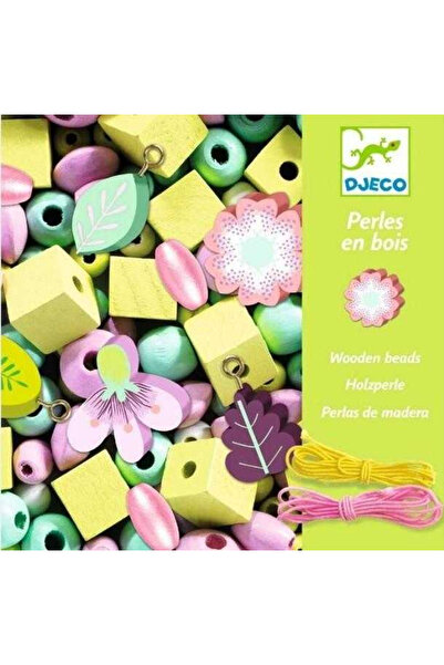 djeco Margele Verzi - Set Stimulare Indemanare Si Creativitate