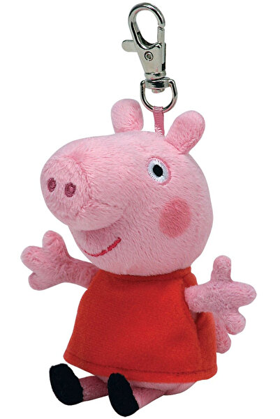 TY Μπρελόκ Plus 8,5εκ. Σκούφος Bellies Πέππα το Γουρουνάκι Πέππα