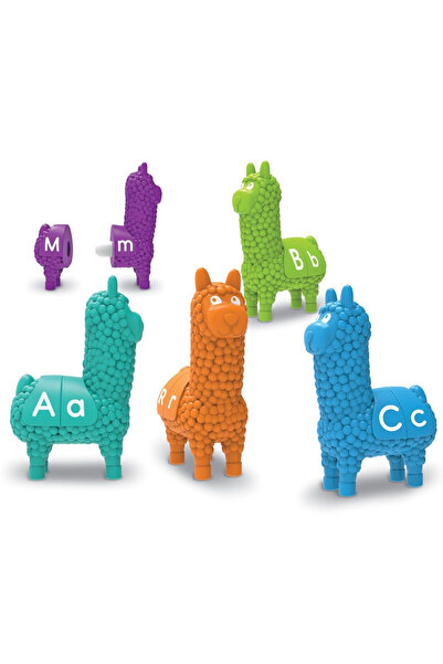 Learning Resources Lame cu litere - Set figurine cu litere mari si mic de tiper