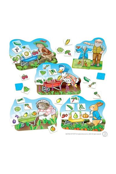Orchard Toys Joc Educativ Loto Gradina Cu Legume Peter Rabbit