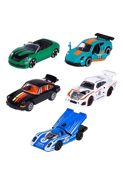 Majorette Porsche Motorsport Set With 5 Cars