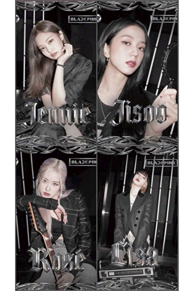 Sticksy KPOP- Blackpink Duvar Posteri - Çerçevesiz Poster Kağıt Afiş HD Baskı