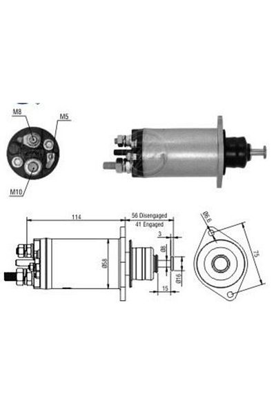 DELCO-REMY Mars Otomatigi 24V 29Mt Mercedes Atego 904 906 ( 8200297   For 11Dis Ic)