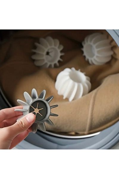 Home 5 Magic Washing Machine Balls |   Anti-Wrinkle and Anti-Tangles |   Hair and Dust Collector