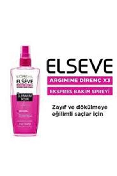 ELSEVE Loreal Arginine Direnç X3 Expres Bakım Iksiri Saç Spreyi 200 ml