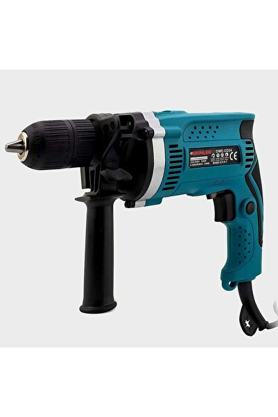 EKİNLER Elektrikli 13mm Darbeli Matkap, Güçlü ve Dayanıklı, Mavi Renk