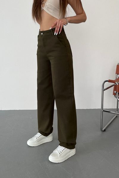 BİKELİFE Women's High Waist Stretchy/Lycra Loose Cut Baggy Pants