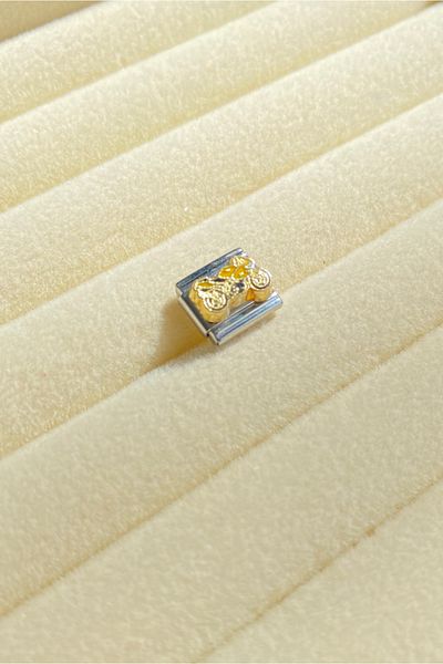 Diamara Designs 9mm Stainless Steel Jewelry with Figured Charm and Box