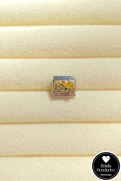 Diamara Designs 9mm Stainless Steel Jewelry with Figured Charm and Box