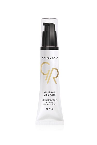 Golden Rose Suya Dayanıklı Fondöten - Liquid Powdery Mineral Foundation No: 1...