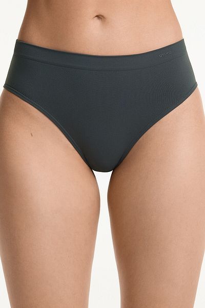 Oysho 2 seamless soft touch mid rise classic briefs