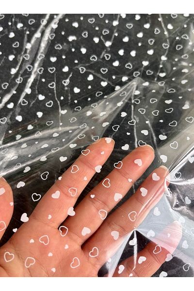 Hayal.kirtasiyesi 5 Pieces 70X100 cm Transparent Pelur Patterned