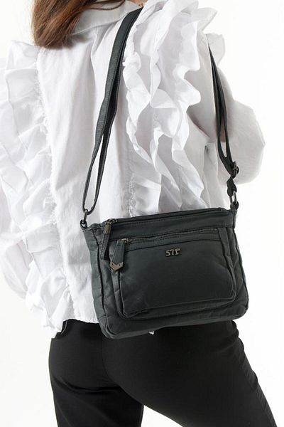 Baginn Y.s.leather Geantă Messenger Femei Geantă de umăr din piele vegană 22*13 cm Geantă din piele artificială cu curea încrucișată