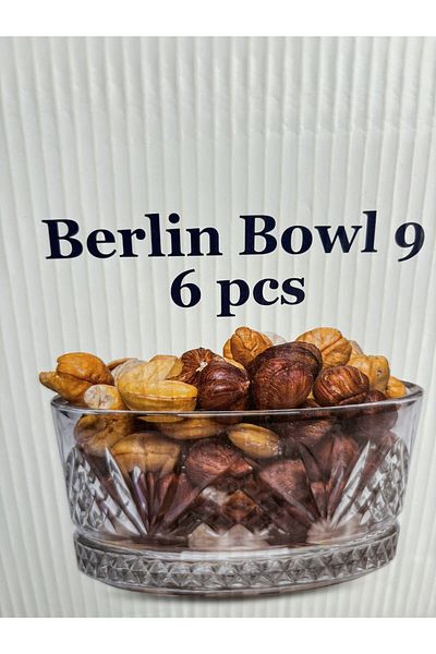 ORTAKÖY CENNETİ 6-Piece Glass Snack Bowl 235 Cc
