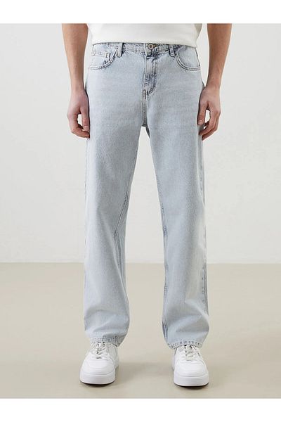 LC Waikiki Pantaloni de jeans pentru bărbați Indigo Baggy Fit