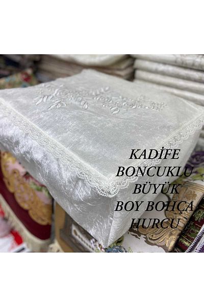 HMZ ТЕКСТИЛЕН ПАКЕТ ЗА ЗЕСТА, КАДИФЕНИ МЪНИСТА И КАМЪНИ, ТОРБА ЗА СЪХРАНЕНИЕ С ЦИП, ГОЛЯМ РАЗМЕР
