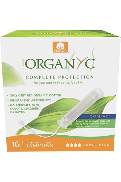 Organyc compact app tampons super plus