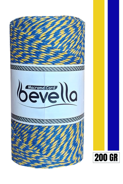 Bevella Macrame Cord Snur pentru ambalaj cadou, 200 Gr Snur Martenitska, Snur...