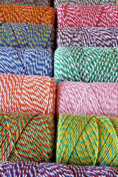 Bevella Macrame Cord Hediye Paketleme İpi, 200 Gr Marteniçka İpi, Bileklik Takı İpi