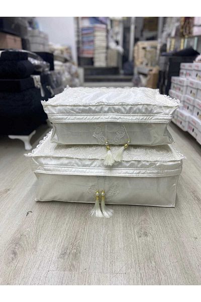 HMZ Çeýizlicilik Special Design Πακέτο τσάντας 2 τεμαχίων