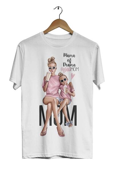 NoVibe Μπλουζάκι Mama Of Drama με στάμπα Oversize