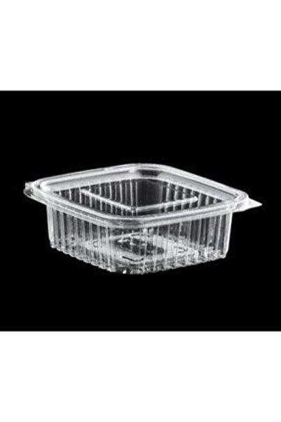 Genel Markalar Plastik Sızdırmaz Kap 250 Gr Cc Kullan At Tek Kullanımlık Plastik Kapaklı Kase 100 Adet