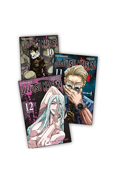 Gerekli Şeyler Yayıncılık Jujutsu Kaisen 10-11-12. Ciltler Manga Seti