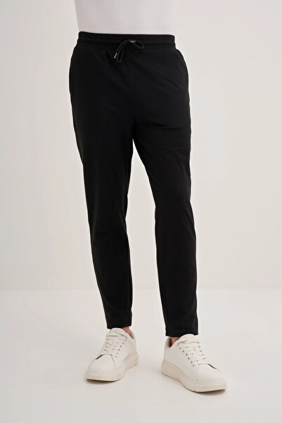 Cazador Μαύρο ανδρικό αθλητικό παντελόνι 8018