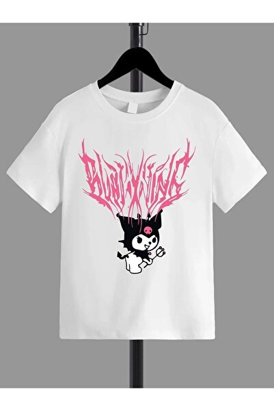 NoVibe Παιδικό μπλουζάκι Bad Cat Printed Cotton Oversize