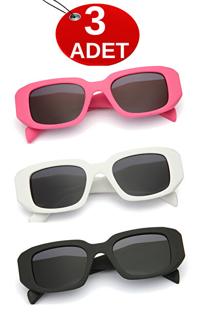 Zzla Super Set of 3 Uv400 Protected Children's Sunglasses with Colorful Box Gift