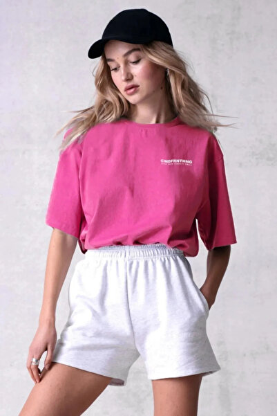 NoVibe Plus Size Studio Berlin Štampano Oversize kroj T-shirt