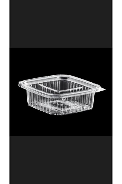 Genel Markalar Plastik Sızdırmaz Kap 250 Gr Cc Kullan At Tek Kullanımlık Plastik Kapaklı Kase 100 Adet