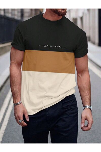 NoVibe Μπλουζάκι Unisex Dreams Printed 3 Χρωμάτων Oversize