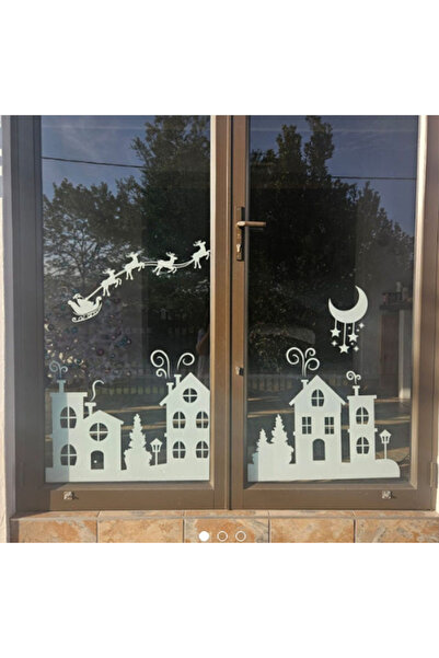 Atölye Matris New Year's Themed Glass Sticker 56X29 cm