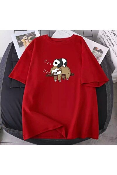 Tarzsokak Panda Koala imprimat supradimensionat pentru femei