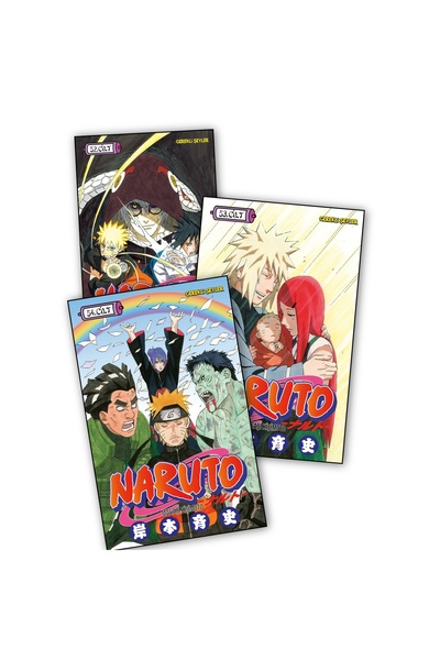 Gerekli Şeyler Yayıncılık Naruto 52-53-54. Ciltler Manga Seti