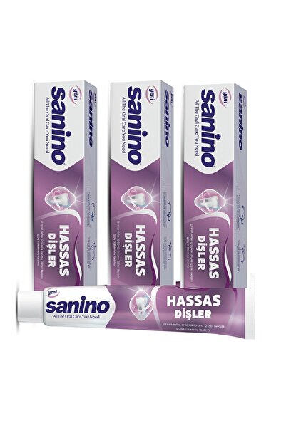 Sanino Hassas Dişler Sanino Diş Macunu Diş Minesini Güçlendirici 3 Adet 75 ml