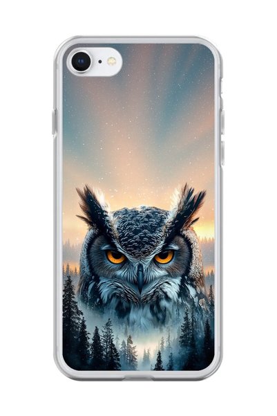 Dali Design Clear Case Owl Design Compatible with iPhone 6 Plus