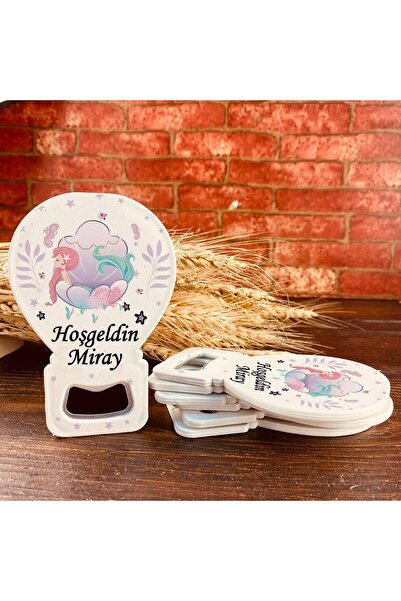 HET Concept 10 Adet Kişiye Özel Balon Açacak Magnet Bebek Mevlüdü, Doğum Günü ve Özel Gün Hediye 11x7cm MDL015
