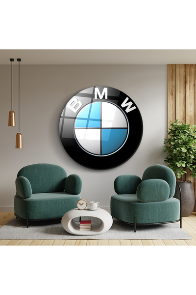 PoyKilArt Cam Tablo - Spor Araba Logosu Galeri - Duvar dekorasyonu - Ofis dek...