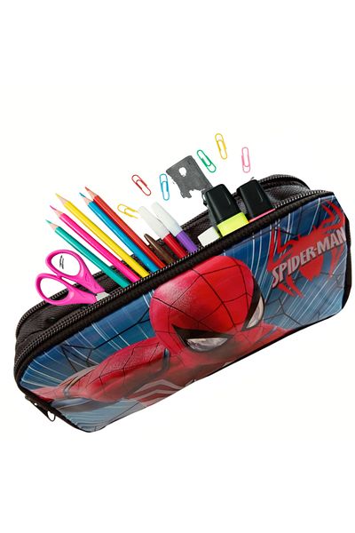 booddie Spiderman Themed Pen with Brush and Double Eyes