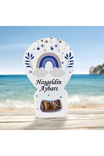 HET Concept 10 Adet Kişiye Özel Balon Açacak Magnet Bebek Mevlüdü, Doğum Günü ve Özel Gün Hediye 11x7cm MDL008