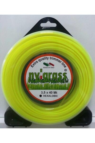 NYLGRASS Motorlu Tırpan Misinası 3.5mm 6 Köşe 40 Mt