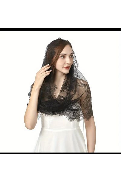 nuriçgiyim Vintage Inspiration Lace Shawl